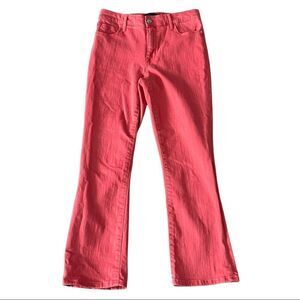 Sanctuary Denim Connector Kick Crop Standard Rise Burnt Orange Jeans Size 27